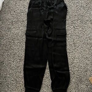 Vici Black Ankle Cargo Pants